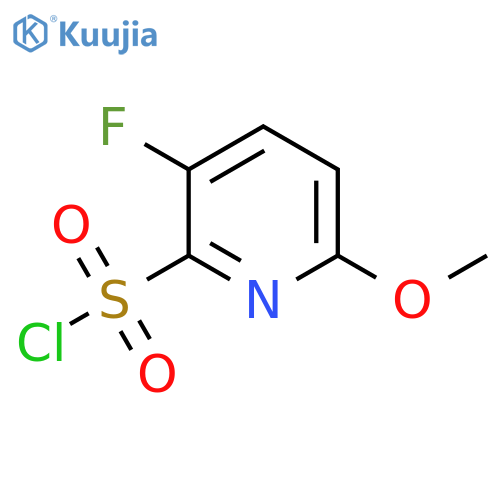 3-Fluoro-6-methoxypyridine-2-sulfonyl chloride structure