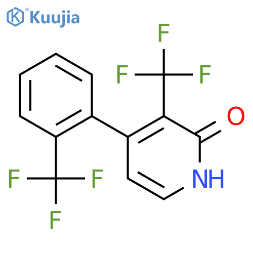 2-Hydroxy-3-(trifluoromethyl)-4-(2-(trifluoromethyl)phenyl)pyridine structure