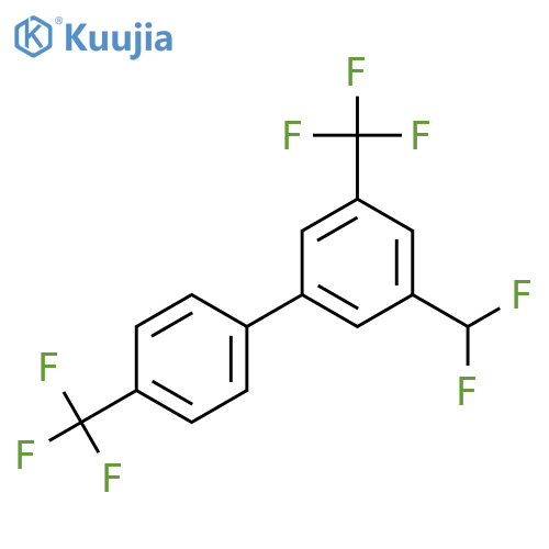 3,4'-Bis(trifluoromethyl)-5-(difluoromethyl)biphenyl structure