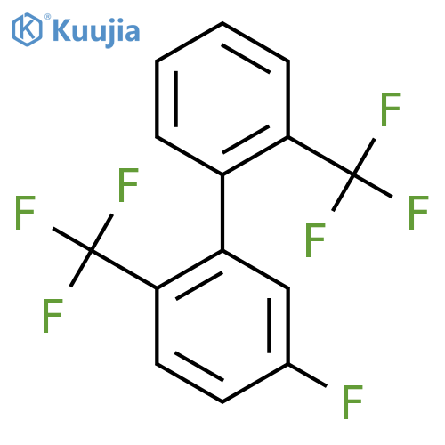 2,2'-Bis(trifluoromethyl)-5-fluorobiphenyl structure