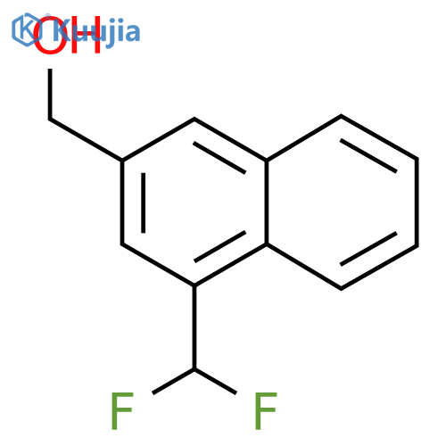 1-(Difluoromethyl)naphthalene-3-methanol structure