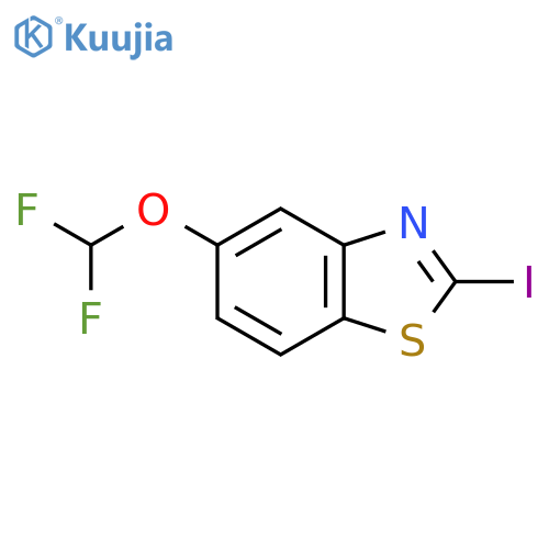 5-(Difluoromethoxy)-2-iodobenzothiazole structure