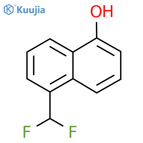 1-(Difluoromethyl)-5-naphthol structure