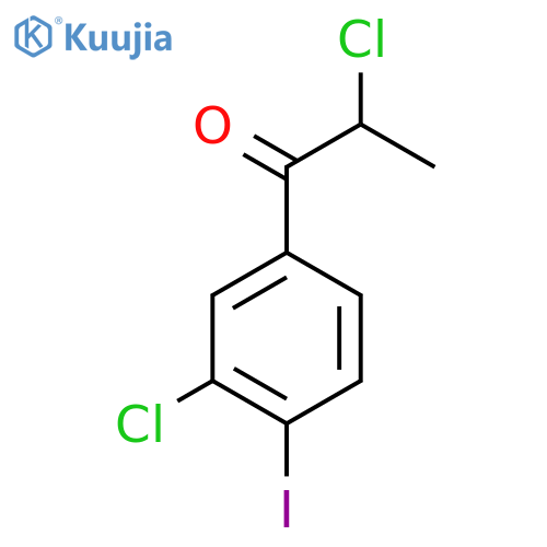2,3'-Dichloro-4'-iodopropiophenone structure