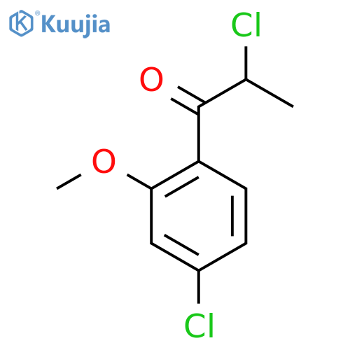 2,4'-Dichloro-2'-methoxypropiophenone structure