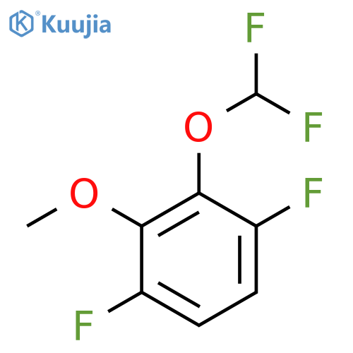3,6-Difluoro-2-(difluoromethoxy)anisole structure