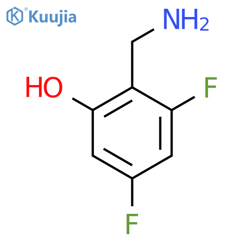 2-(Aminomethyl)-3,5-difluorophenol structure