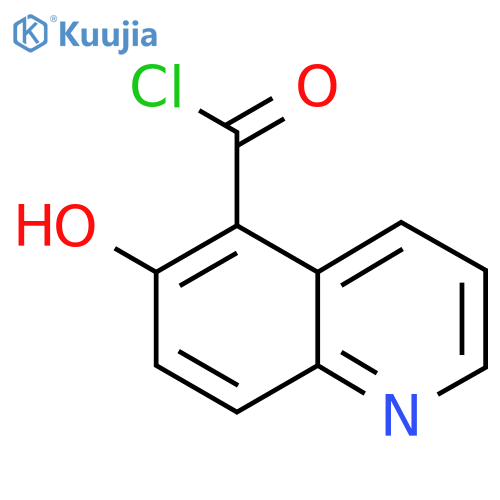 6-Hydroxyquinoline-5-carbonyl chloride structure