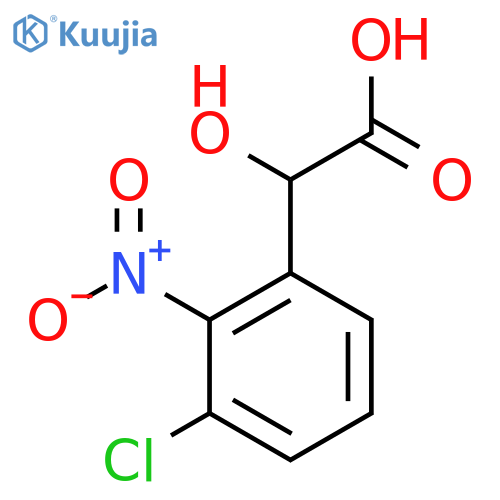 3-Chloro-2-nitromandelic acid structure