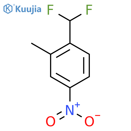 2-(Difluoromethyl)-5-nitrotoluene structure
