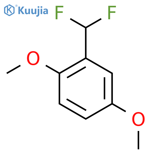 2-(Difluoromethyl)-1,4-dimethoxybenzene structure