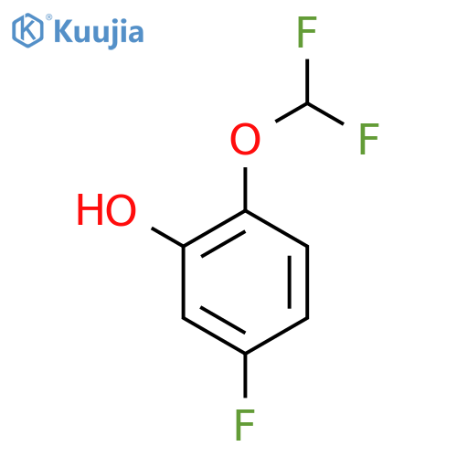 2-(Difluoromethoxy)-5-fluorophenol structure