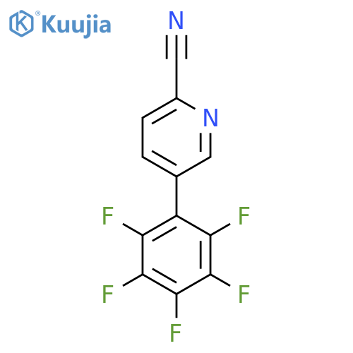 5-(Perfluorophenyl)picolinonitrile structure