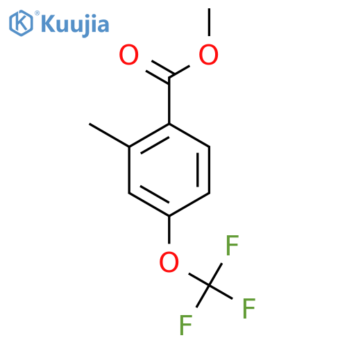 Methyl 2-methyl-4-(trifluoromethoxy)benzoate structure