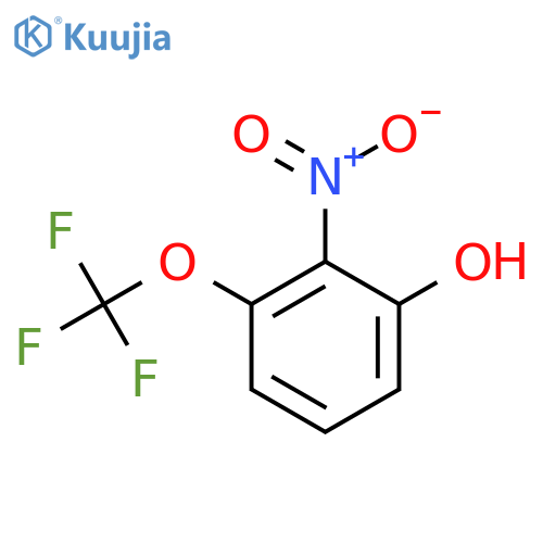 2-Nitro-3-(trifluoromethoxy)phenol structure