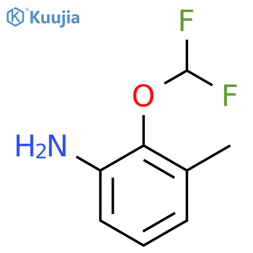 2-(Difluoromethoxy)-3-methylaniline structure