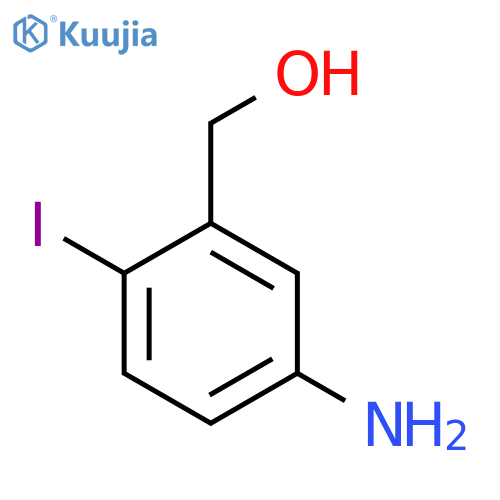5-Amino-2-iodobenzyl alcohol structure