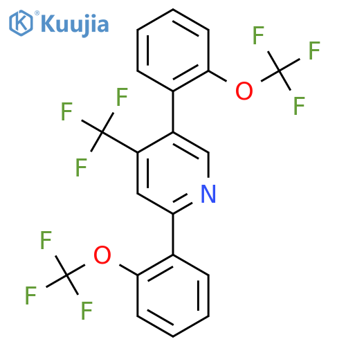 2,5-Bis(2-(trifluoromethoxy)phenyl)-4-(trifluoromethyl)pyridine structure
