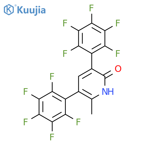 3,5-Bis(perfluorophenyl)-2-hydroxy-6-methylpyridine structure