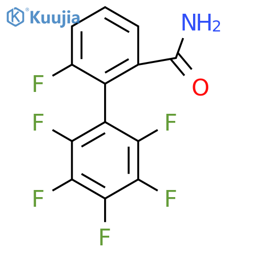 6,2',3',4',5',6'-Hexafluorobiphenyl-2-carboxylic acid amide structure
