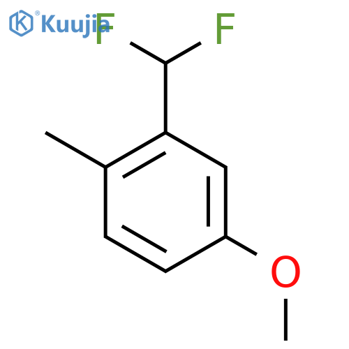 2-(Difluoromethyl)-4-methoxytoluene structure