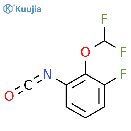2-(Difluoromethoxy)-3-fluorophenylisocyanate structure