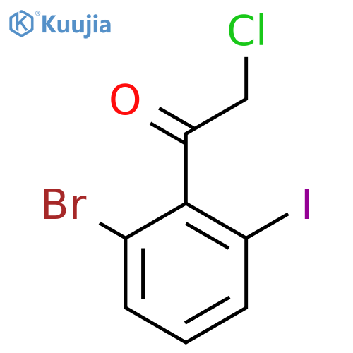 2'-Bromo-2-chloro-6'-iodoacetophenone structure
