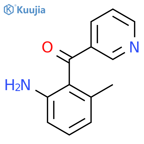 3-(2-Amino-6-methylbenzoyl)pyridine structure