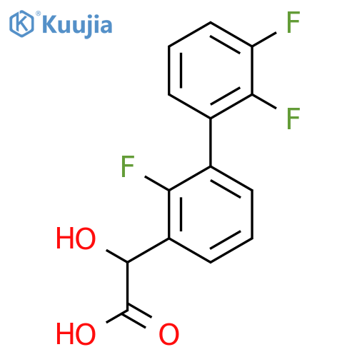 Hydroxy-(2,2',3'-trifluorobiphenyl-3-yl)-acetic acid structure