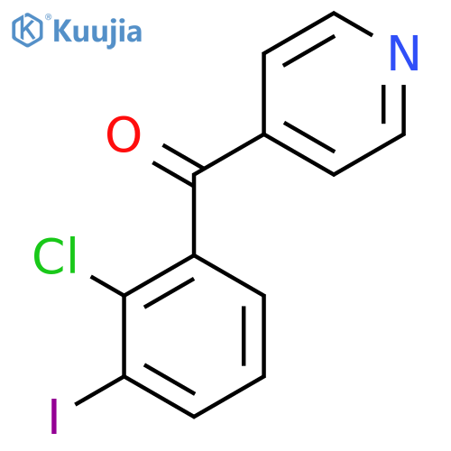 4-(2-Chloro-3-iodobenzoyl)pyridine structure