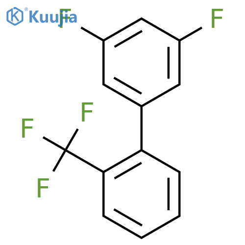 3,5-Difluoro-2'-(trifluoromethyl)biphenyl structure