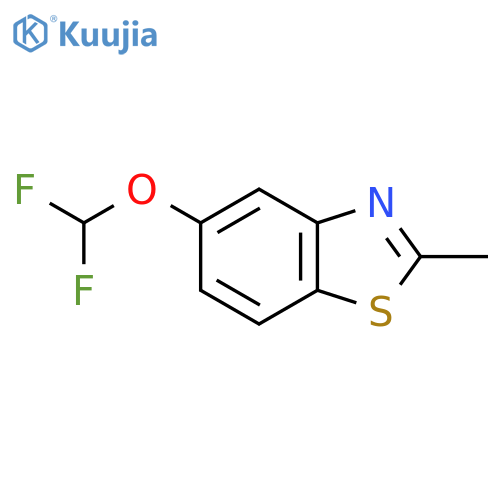 5-(Difluoromethoxy)-2-methylbenzothiazole structure