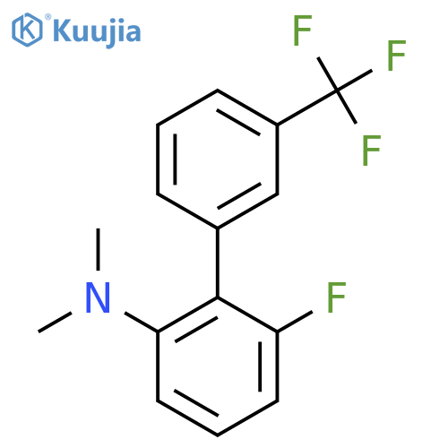 (6-Fluoro-3'-(trifluoromethyl)biphenyl-2-yl)-dimethyl-amine structure