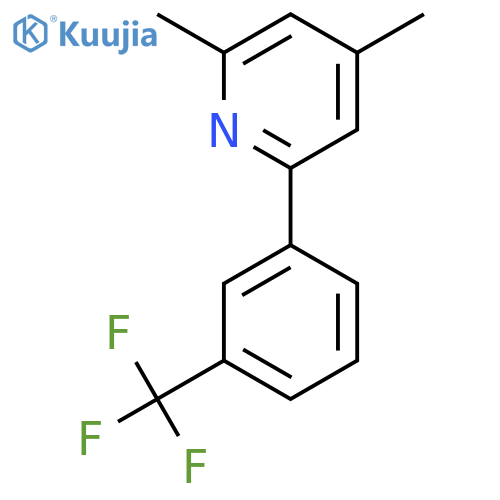 2,4-Dimethyl-6-(3-(trifluoromethyl)phenyl)pyridine structure