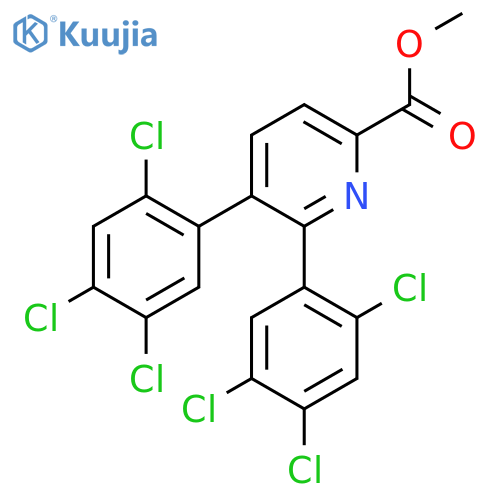 Methyl 5,6-bis(2,4,5-trichlorophenyl)picolinate structure