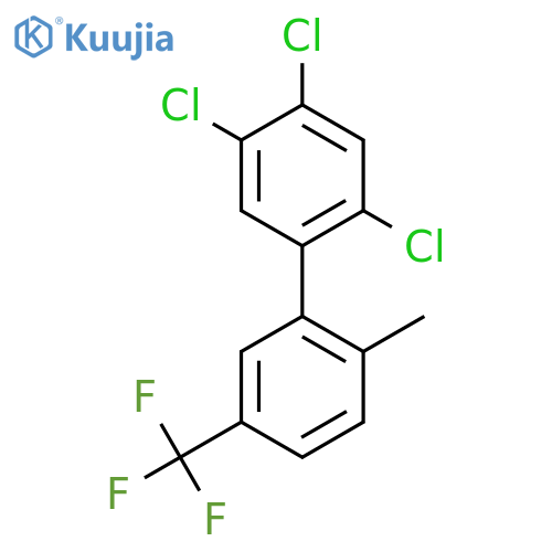 2'-Methyl-2,4,5-trichloro-5'-(trifluoromethyl)biphenyl structure