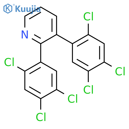 2,3-Bis(2,4,5-trichlorophenyl)pyridine structure