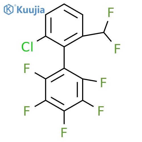 6'-Chloro-2'-difluoromethyl-2,3,4,5,6-pentafluorobiphenyl structure