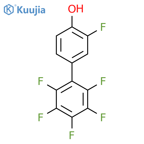 3,2',3',4',5',6'-Hexafluoro-4-hydroxybiphenyl structure