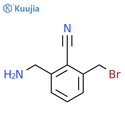 3-(Bromomethyl)-2-cyanobenzylamine structure