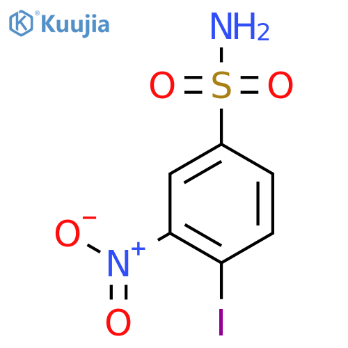 4-Iodo-3-nitrobenzenesulfonamide structure
