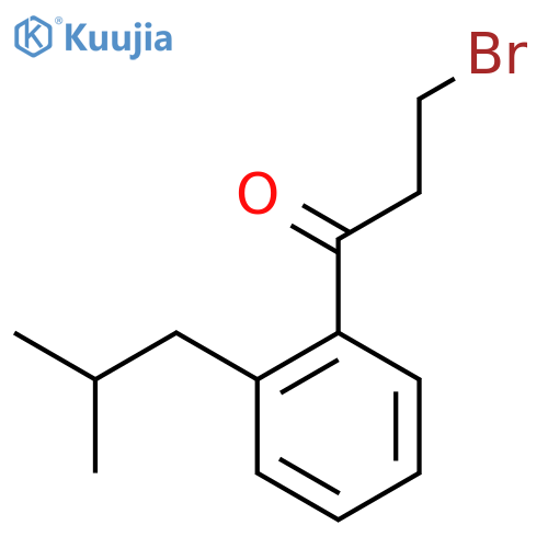 3-Bromo-2'-iso-butylpropiophenone structure