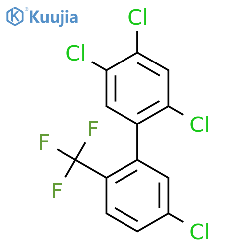 2,4,5,5'-Tetrachloro-2'-(trifluoromethyl)biphenyl structure
