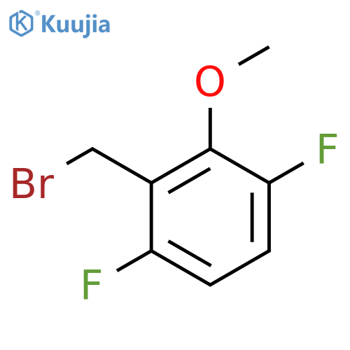 3,6-Difluoro-2-methoxybenzyl bromide structure