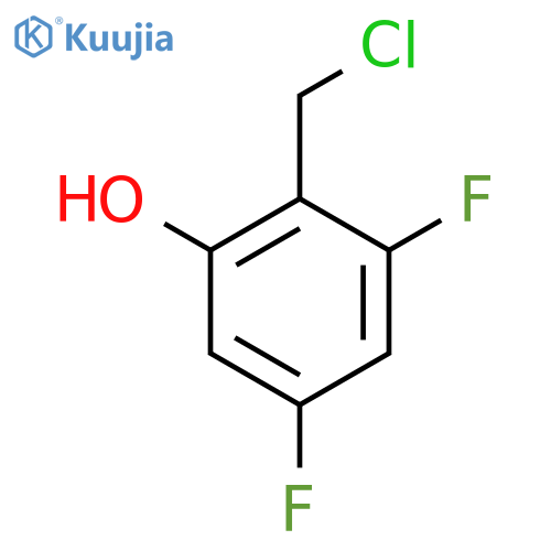 2,4-Difluoro-6-hydroxybenzyl chloride structure