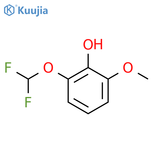 3-(Difluoromethoxy)-2-hydroxyanisole structure