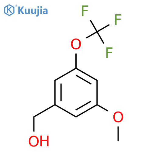 3-Methoxy-5-(trifluoromethoxy)benzyl alcohol structure