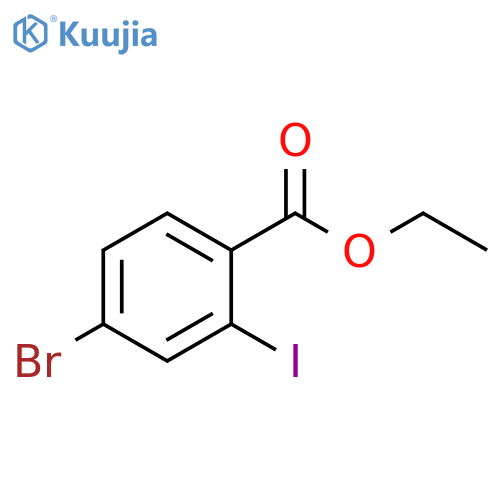 Ethyl 4-bromo-2-iodobenzoate structure