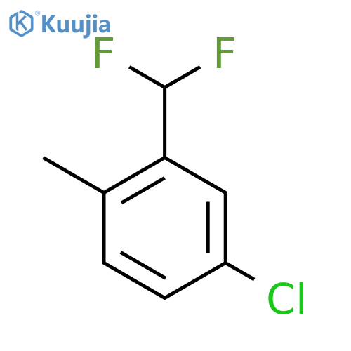 4-Chloro-2-(difluoromethyl)toluene structure