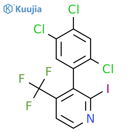 2-Iodo-3-(2,4,5-trichlorophenyl)-4-(trifluoromethyl)pyridine structure